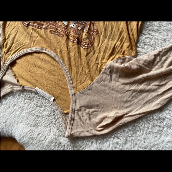 Spell | Mustard Wild Child Raglan Tee Dress | L - Picture 14 of 16